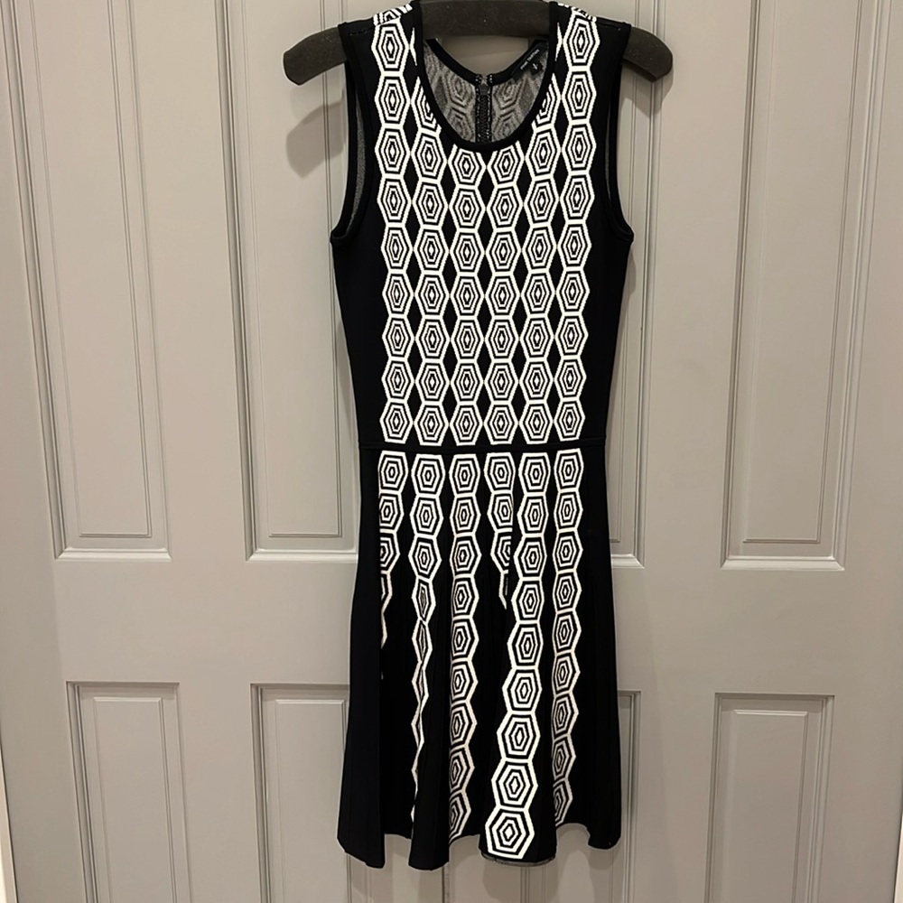Pink Tartan black and cream dress size smalll